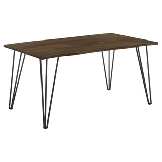 Topeka 60-inch Live Edge Dining Table Mango Cocoa