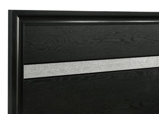 Miranda 51-inch Wood Full Storage Panel Bed Black
