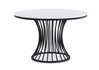 HADLEY FAUX MARBLE ROUND TABLE LEG