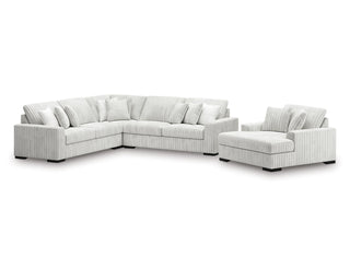 Stupendous 3-Piece Sectional and Oversized Chaise