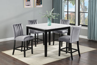PASCAL COUNTER HT WHITE TOP BLK LEG