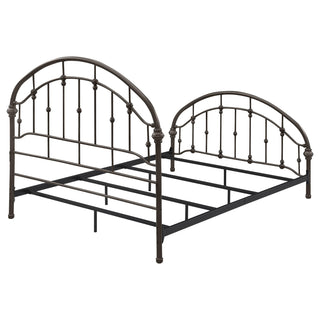 Rowan Metal Queen Open Frame Bed Dark Bronze