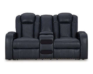 Fyne-Dyme Power Reclining Loveseat with Console
