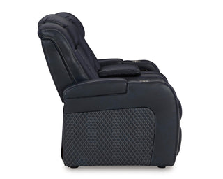 Fyne-Dyme Power Reclining Loveseat with Console