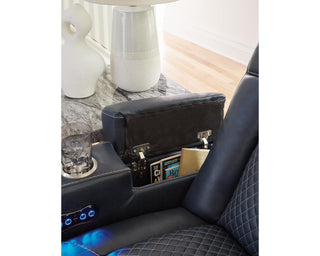 Fyne-Dyme Power Reclining Loveseat with Console