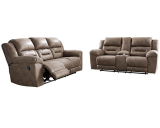 Stoneland Reclining Sofa and Loveseat