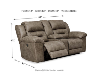 Stoneland Reclining Sofa and Power Reclining Loveseat