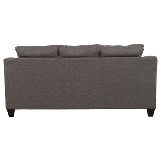 Salizar 3-piece Upholstered Flared Arm Sofa Set Grey