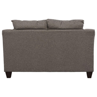 Salizar 3-piece Upholstered Flared Arm Sofa Set Grey