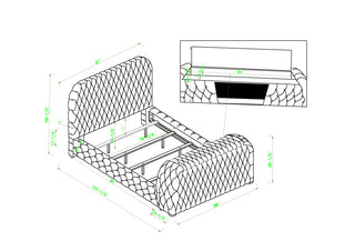 NATALIA KING/QUEEN HB LEG BLACK