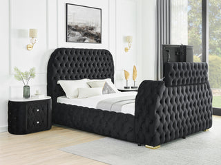 NATALIA KING HEADBOARD BLACK