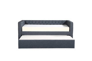 TRINA GREY DAYBED BACK  SIDE RAIL