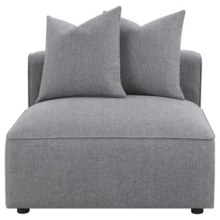 Jennifer 6-piece Upholstered Modular Sectional Grey