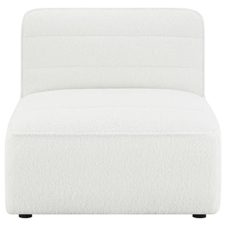 Sunny Upholstered Armless Chair Natural