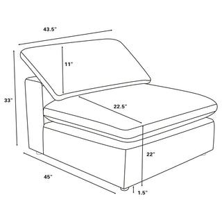 Raleigh 6-piece Boucle Upholstered Modular Sectional Grey