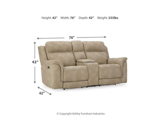Next-Gen DuraPella Power Reclining Loveseat with Console