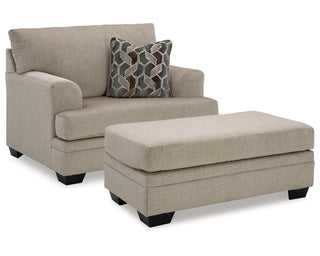 Stonemeade Oversized Chair and Ottoman