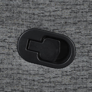 Bahrain Upholstered RAF Recliner Charcoal