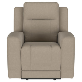 Brentwood 3-piece Upholstered Reclining Sofa Set Taupe