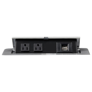 Conrad 3-piece Upholstered Padded Arm Motion Sofa Set Grey