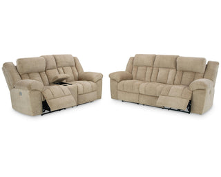 Tip-Off Power Reclining Sofa and Loveseat