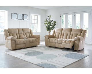 Tip-Off Power Reclining Sofa and Loveseat