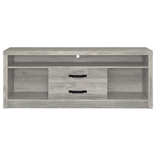 Burke 3-piece 59-inch TV Entertainment Center Grey Driftwood