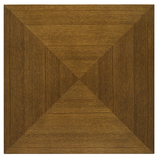 Westerly Square Wood Side End Table Walnut Brown