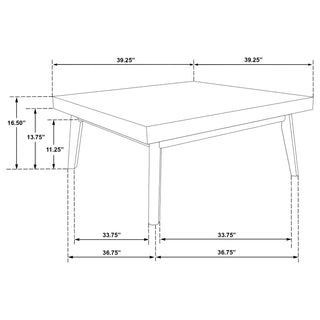 Westerly 3-piece Square Coffee and End Table Set Walnut