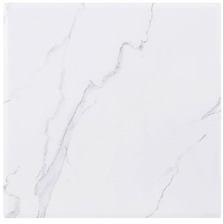 Visalia 3-piece Faux Marble Coffee and End Table Set White
