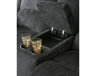 Draycoll Power Reclining Loveseat with Console