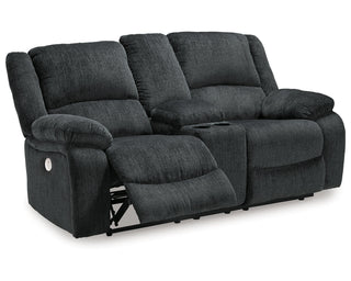 Draycoll Power Reclining Loveseat with Console