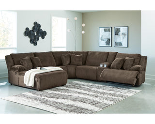 Top Tier 6-Piece Reclining Sectional with Chaise