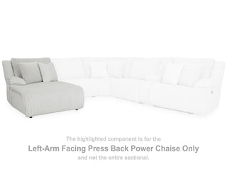 Top Tier Left-Arm Facing Power Reclining Back Chaise