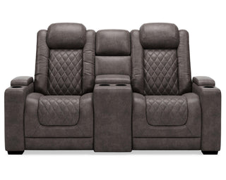 HyllMont Power Reclining Loveseat with Console