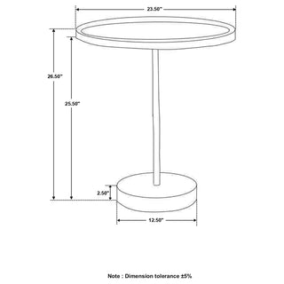 Ginevra Wood Top Marble Base Table Natural Brown and White