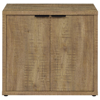 Pepita 2-door Engineered Wood Accent Cabinet Mango Brown