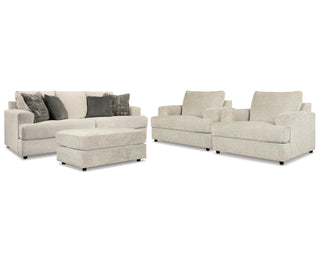 Soletren Sofa, 2 Chairs, and Ottoman