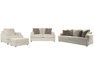 Soletren Sofa, Loveseat, Oversized Chair and Ottoman