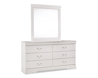 Anarasia Queen Sleigh Headboard, Dresser and Mirror