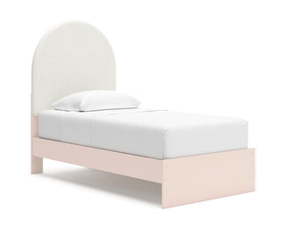 Wistenpine Twin Upholstered Panel Bed with Storage