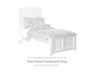 Bostwick Shoals Twin Panel Footboard