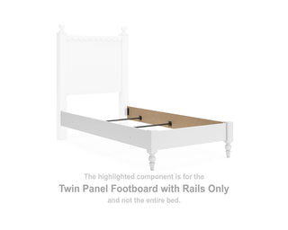 Mollviney Twin Panel Footboard with Rails