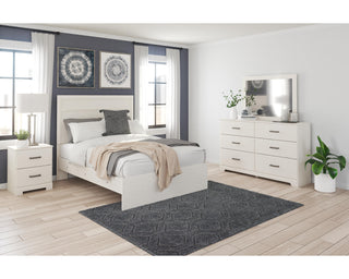 Stelsie Full Panel Bed, Dresser, Mirror and Nightstand