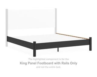 Cadmori King Panel Footboard with Rails