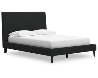 Cadmori Full Upholstered Bed with Roll Slats