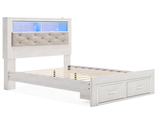 Altyra Queen Panel Storage Bed, Dresser, Mirror and Nightstand