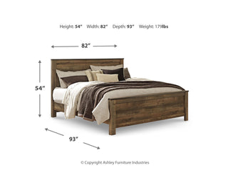 Trinell King Panel Bed, Dresser, Mirror and 2 Nightstands