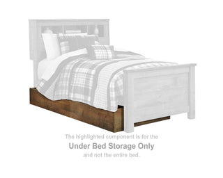 Trinell Full Bookcase Bed with Storage