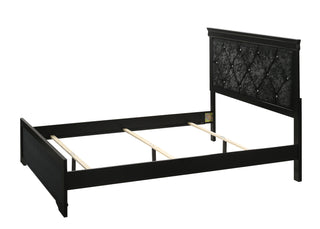 AMALIA QUEEN HEAD/FOOTBOARD BLACK